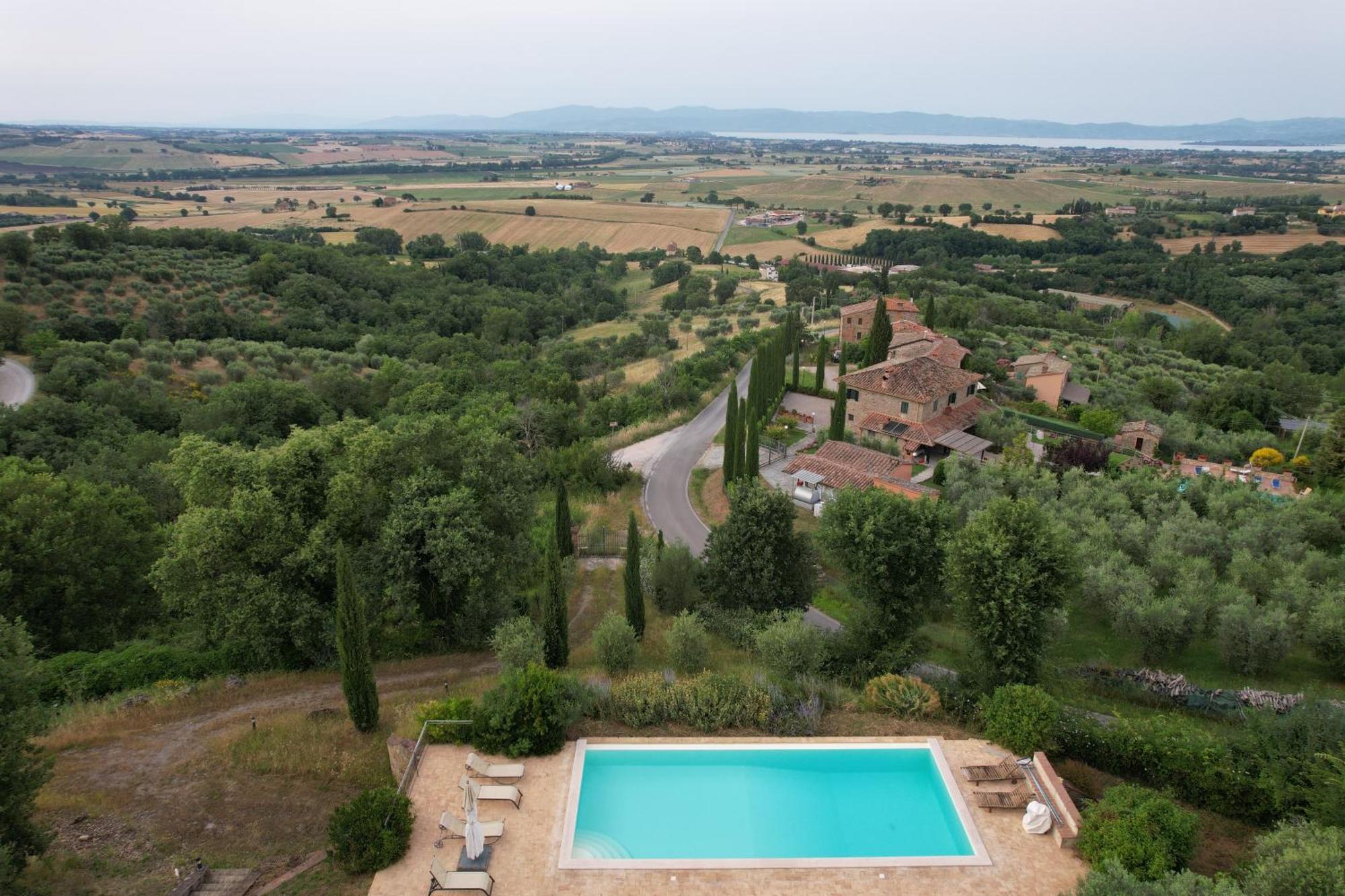Fonte Pace Luxury Villa - A Fontanaro Property Paciano Zewnętrze zdjęcie